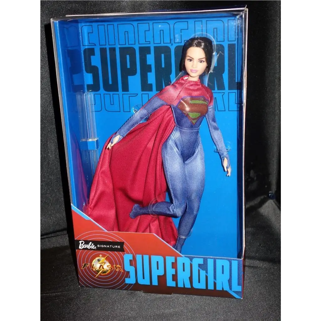 2023 Barbie Latin Doll Sasha Calle as Supergirl DC Comics Flash Movie HKG13 Nrfb
