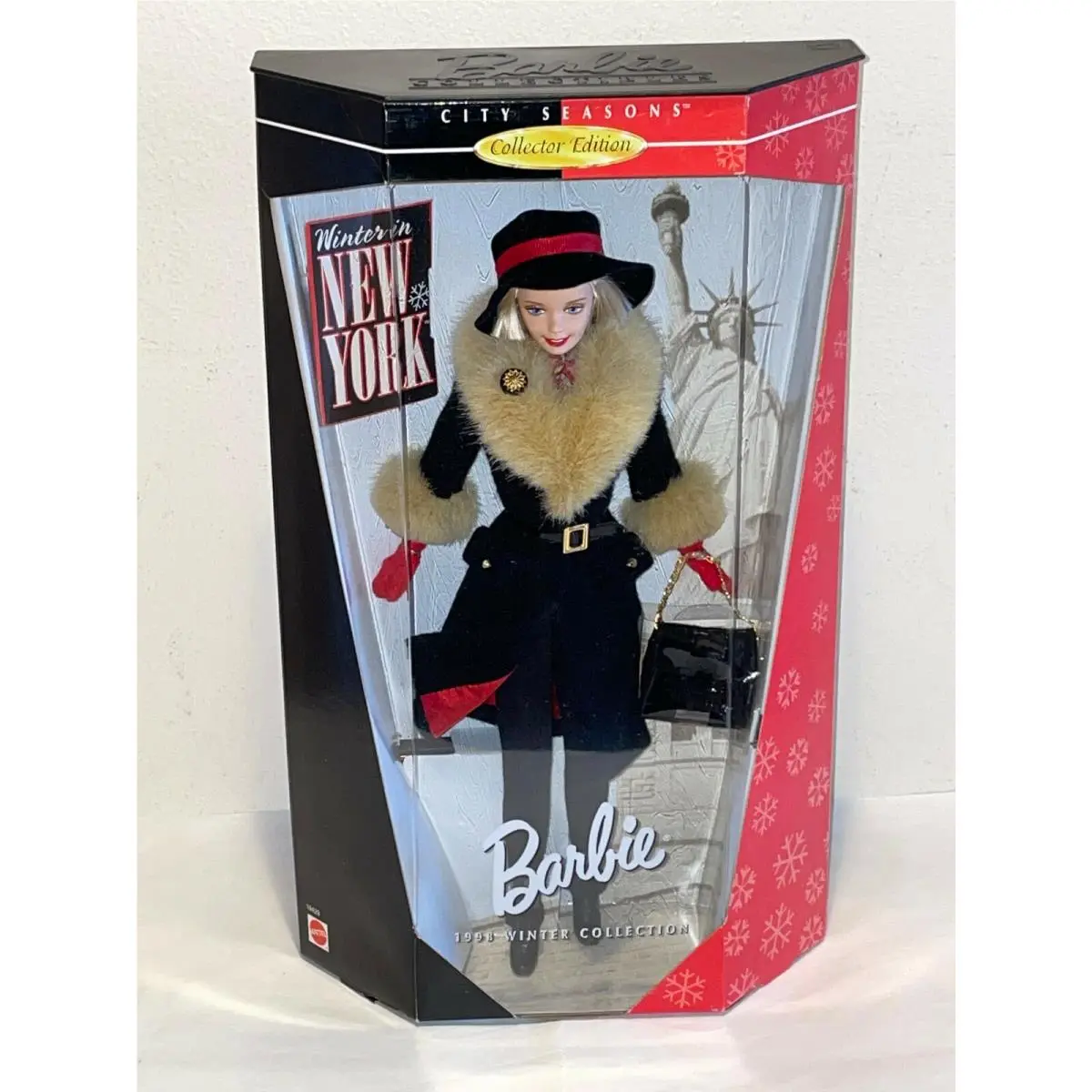 1998 Winter in York City Seasons Collection 12 Barbie Doll 19429 Mattel