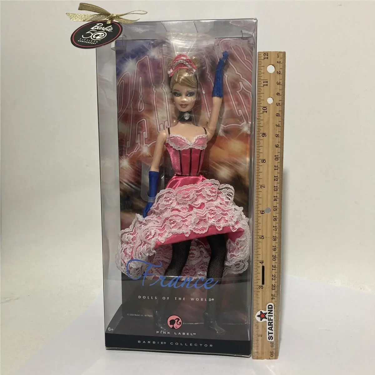 Barbie Dolls of The World Series France Pink Label N4972 Boxwear Doll See⭐