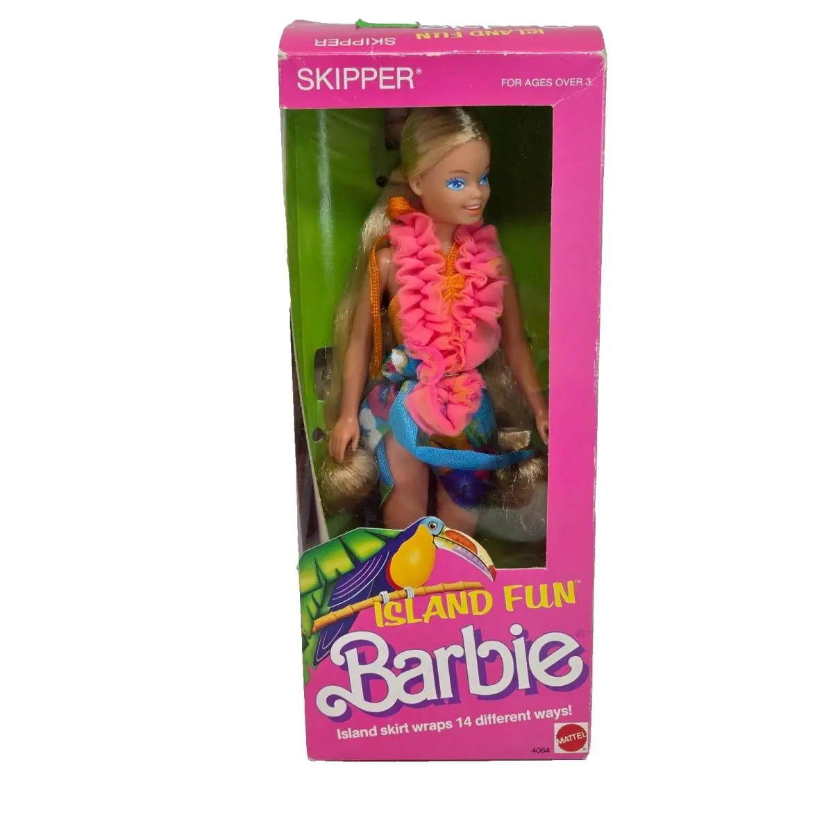 Vintage 1987 Island Fun Skipper Barbie Doll 4064 Mattel Blonde