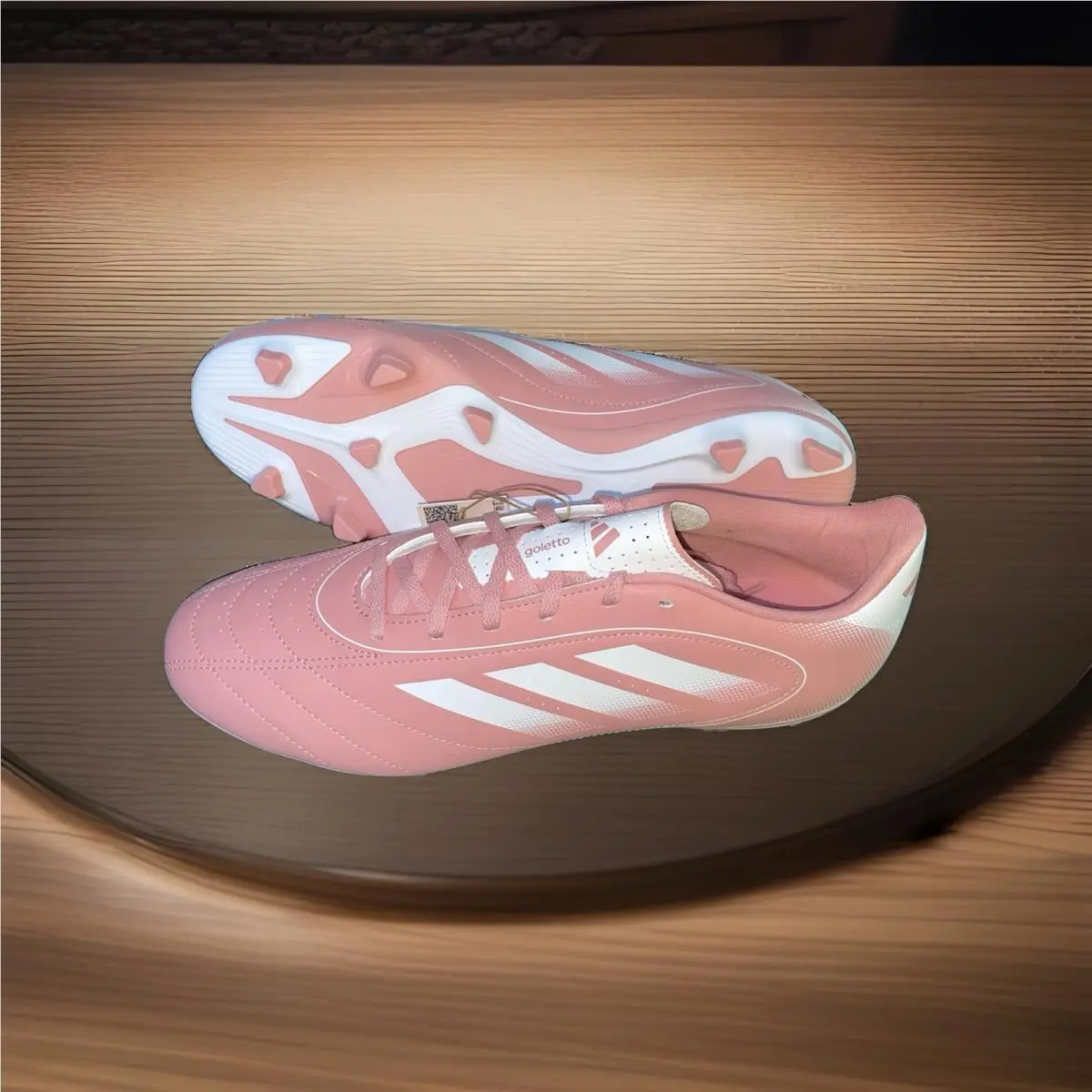Adidas shoes - adidas Goletto IX Firm Ground - JI4684 - Pink & White 9