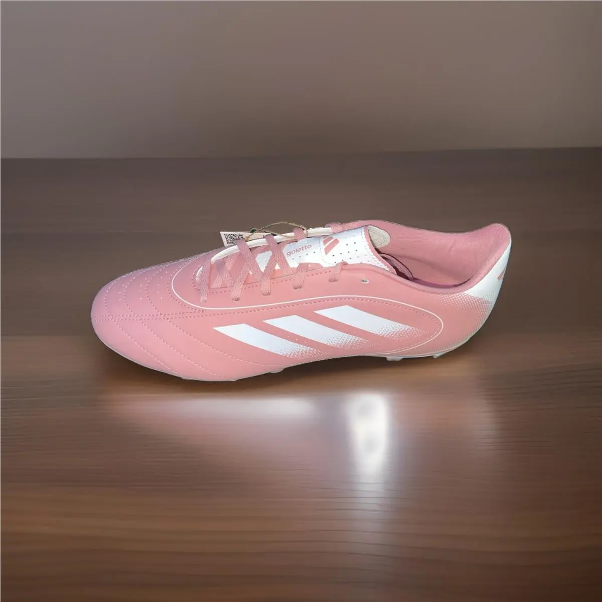Adidas shoes - adidas Goletto IX Firm Ground - JI4684 - Pink & White 2