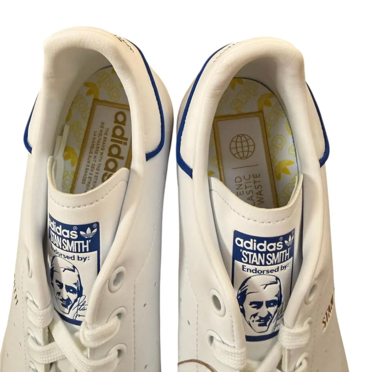Adidas shoes - adidas Stan Smith - Stan Smith - GW0489 - White / Royal Blue (UPC: 0191984074245) 3