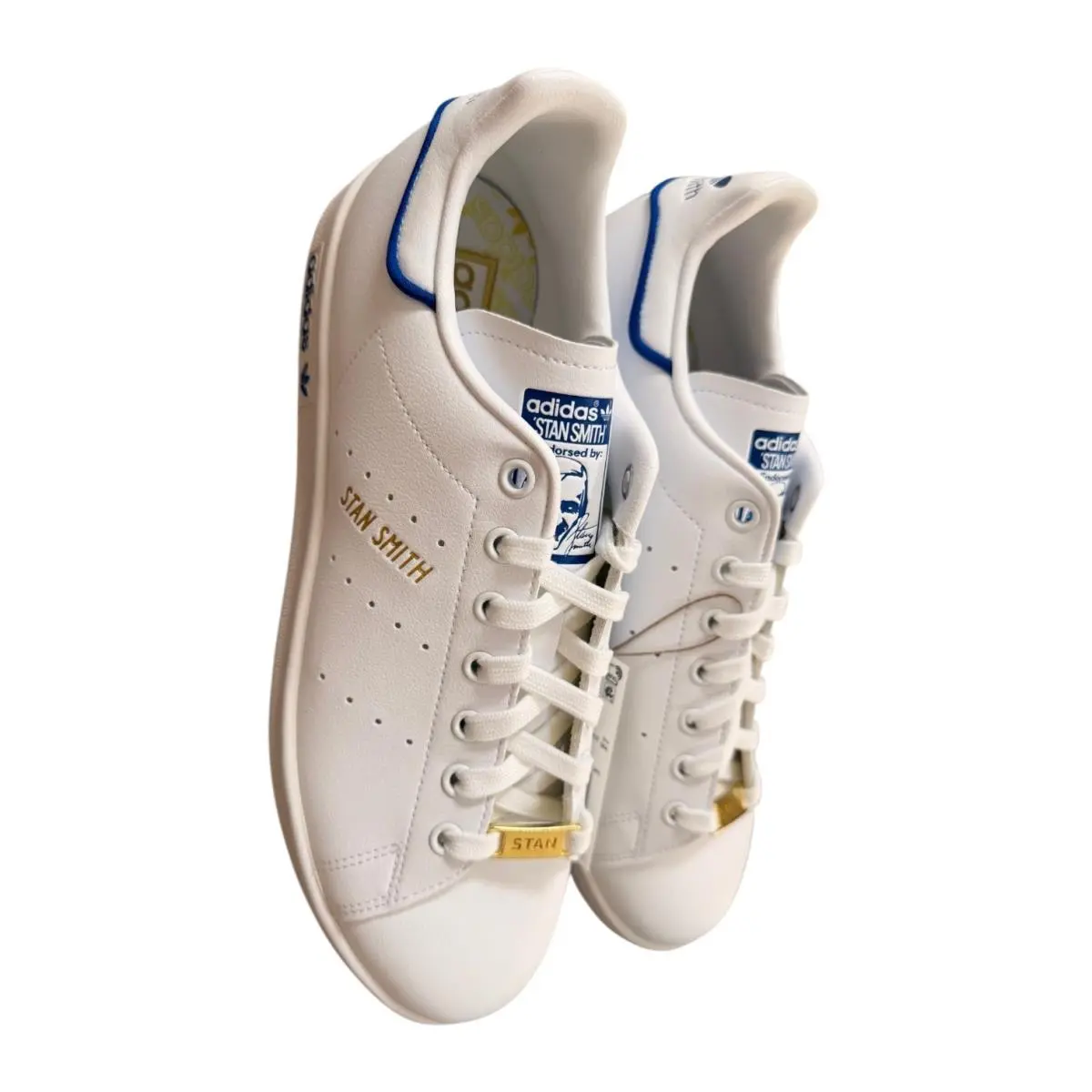 Adidas shoes - adidas Stan Smith - Stan Smith - GW0489 - White / Royal Blue (UPC: 0191984074245) 5