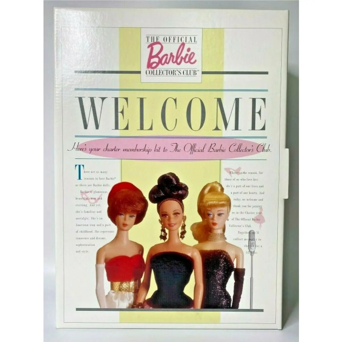 Barbie Collector`s Club Welcome Kit Barbie 1996