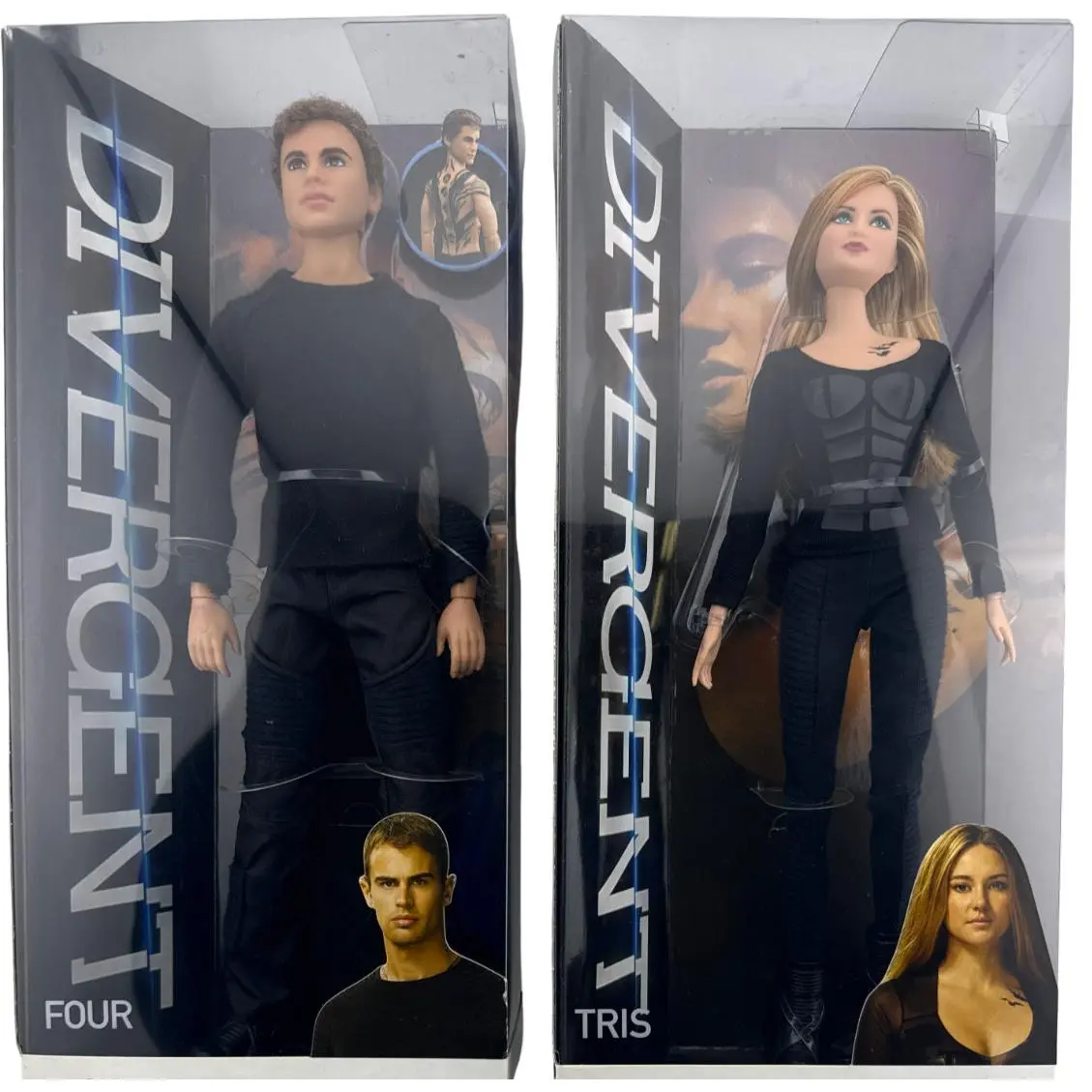 2014 Barbie Collector Divergent Movie Tris Four 12 Doll Set