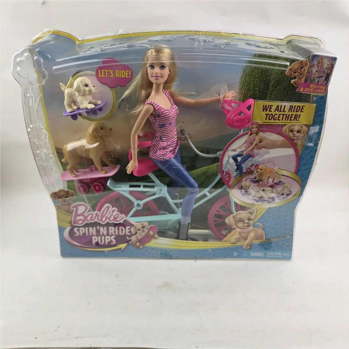 Barbie and Her Sisters in The Great Puppy Adventure Barbie and Bicycle Playset