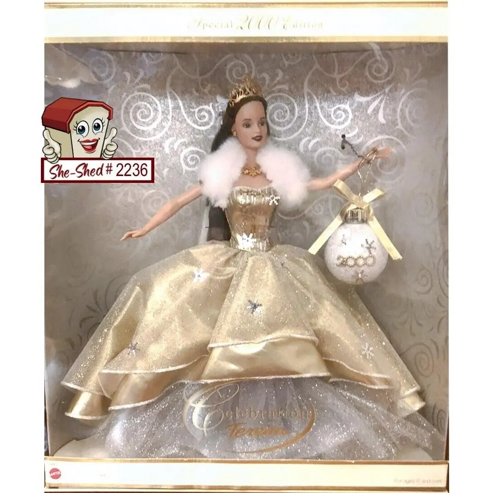 Vintage 2000 Holiday Celebration Teresa Brunette Barbie Special Edition 29801