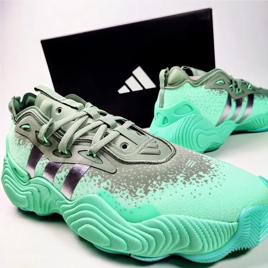Adidas shoes - adidas Trae Young 3 - Trae Young - IF5591 - Pulse Mint / Silver Metallic / Silver Green 3