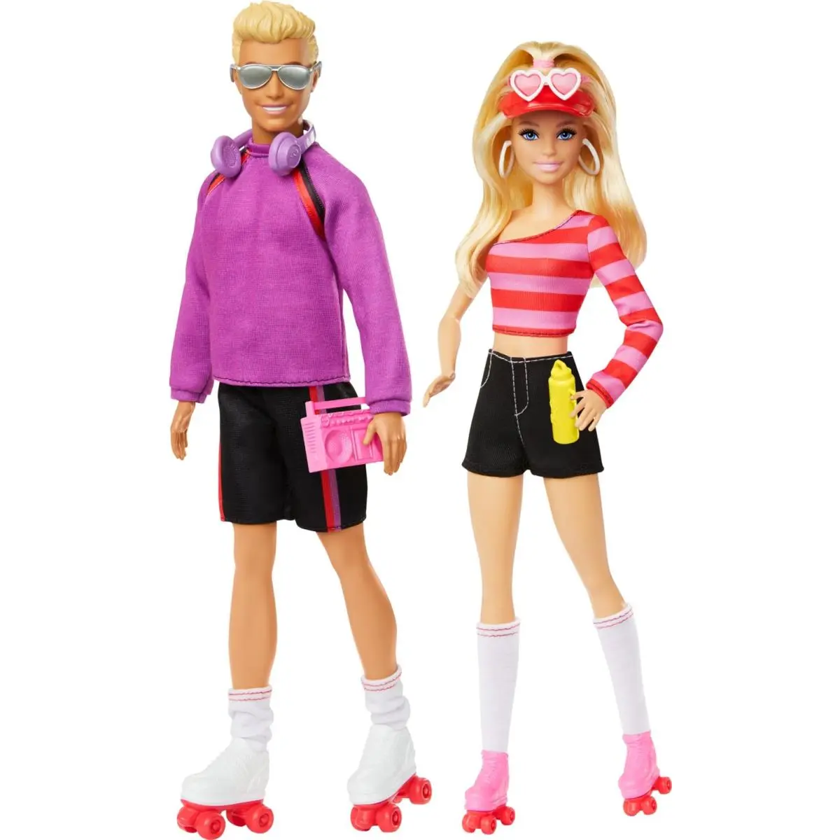 Barbie Fashionistas Set with 2 Fashion Dolls and 6 Accessories Barbie