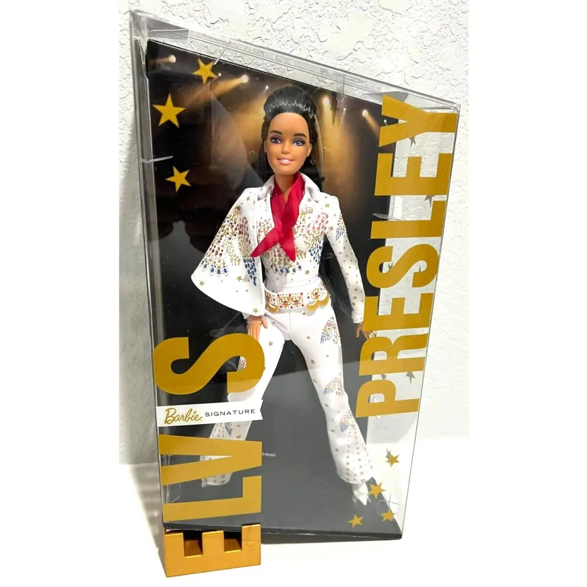 Barbie Signature Elvis Presley Brunette Collector Barbie Doll
