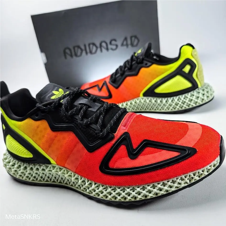 Adidas shoes - adidas ZX - FV9028 - SOLAR YELLOW/HI-RES RED/CORE BLACK 2