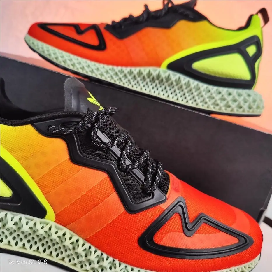 Adidas shoes - adidas ZX - FV9028 - SOLAR YELLOW/HI-RES RED/CORE BLACK 5