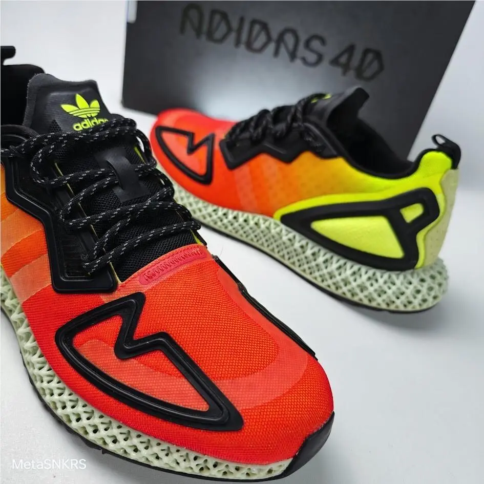 Adidas shoes - adidas ZX - FV9028 - SOLAR YELLOW/HI-RES RED/CORE BLACK 3