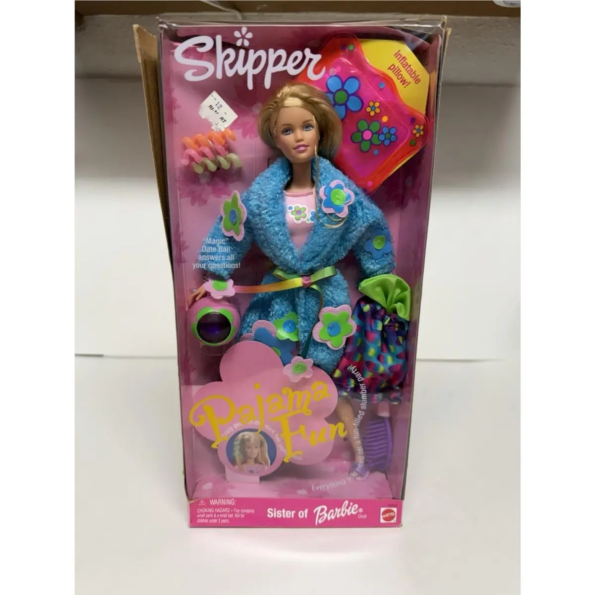 Skipper Pajama Fun - 24592 Mattel Sister Of Barbie Vintage 1999 Nr/not Mint Box