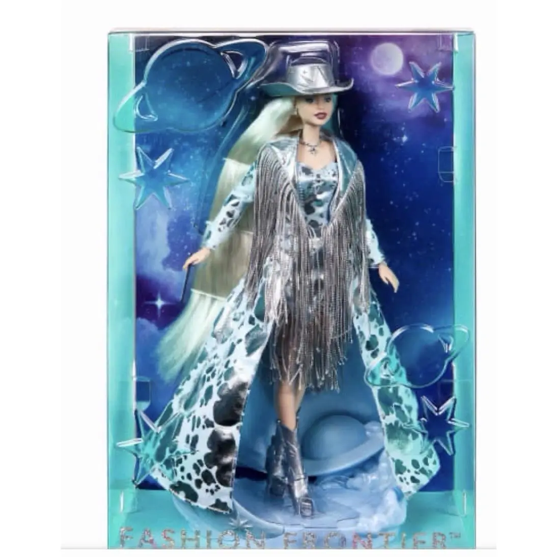 Mattel Signature Barbie Fashion Frontier Doll 3 JJX55 World’s Collide In Hand