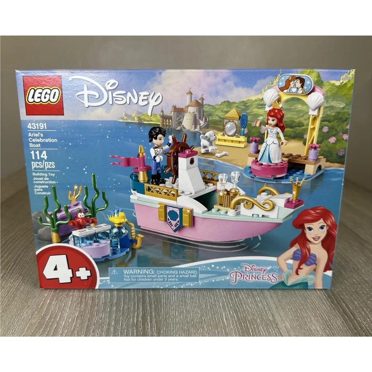 Lego Disney Princess 43191 Ariel’s Celebration Boat Little Mermaid Retired