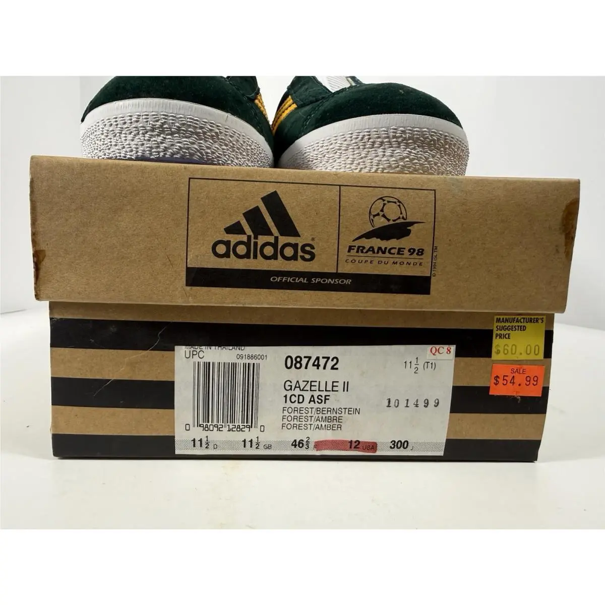 Adidas shoes - adidas Gazelle - Gazelle - 087472 - Green (UPC: 098090198233) 10