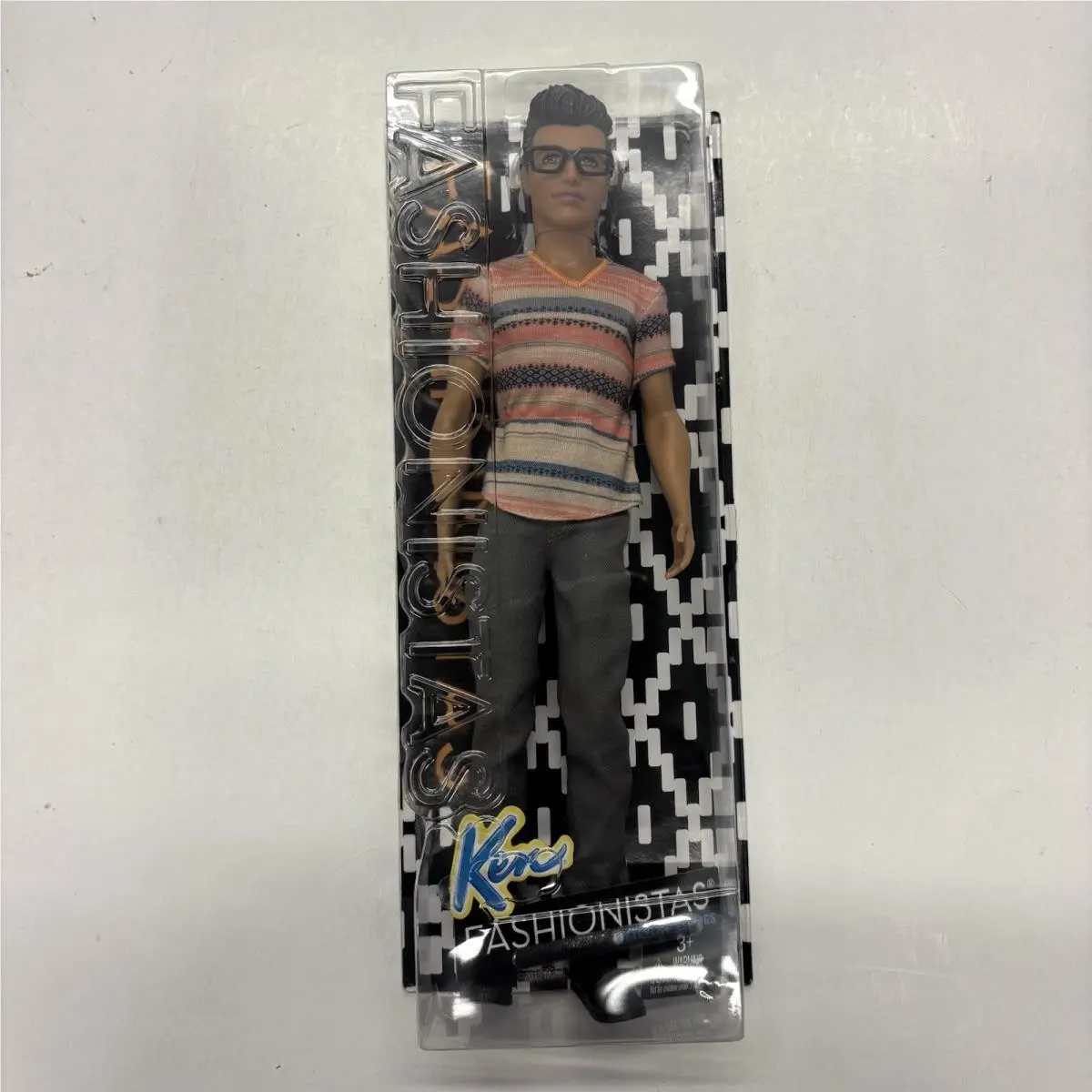 Fashionistas Stylin’ Stripes Ken Doll 3 W/ Glasses By Mattel In 2015