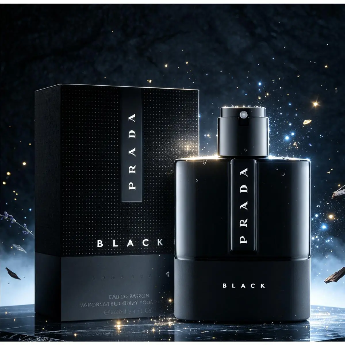 Luna Rossa Black Eau de Parfum Cologne For Men 3.4 oz 100ml by Prada