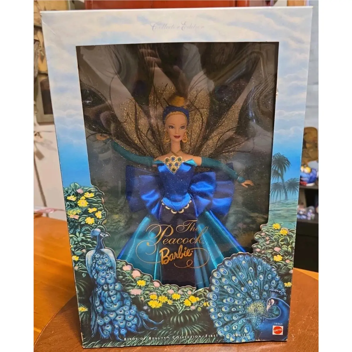 Vintage 1998 Matel Birds Of A Feather Collector Edition Peacock Barbie