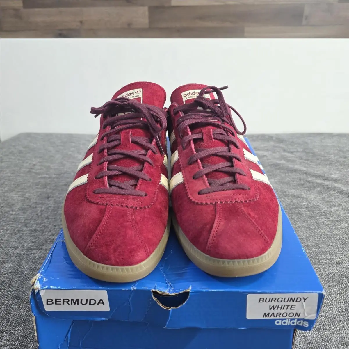Adidas shoes - adidas Bermuda - Bermuda - IE7426 - Burgundy 2