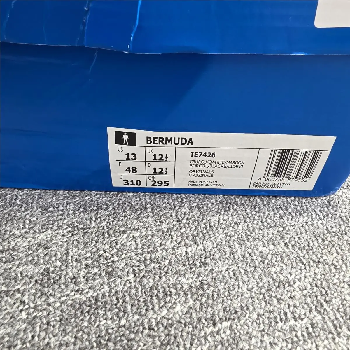 Adidas shoes - adidas Bermuda - Bermuda - IE7426 - Burgundy 6