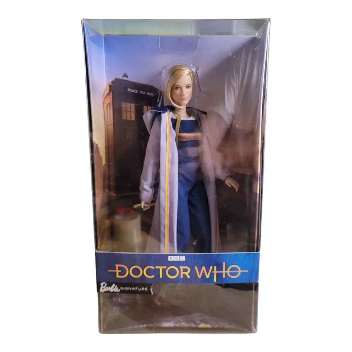 2018 Bbc Doctor Who Jodie Whittaker Blonde Barbie Signature Doll 13th - Nrfb