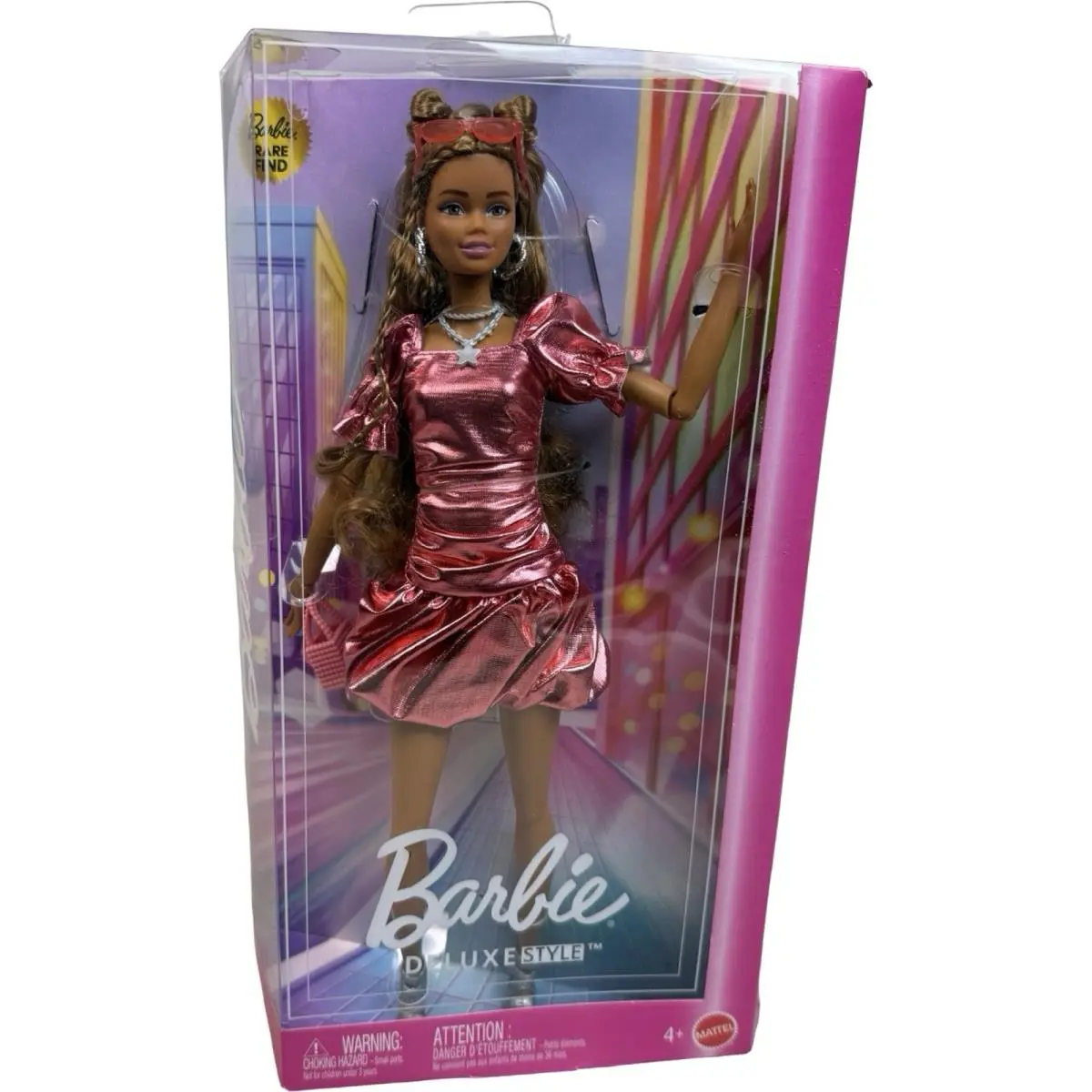Barbie Deluxe Style Wave 2 Christie Rare Find Doll Metallic Glam