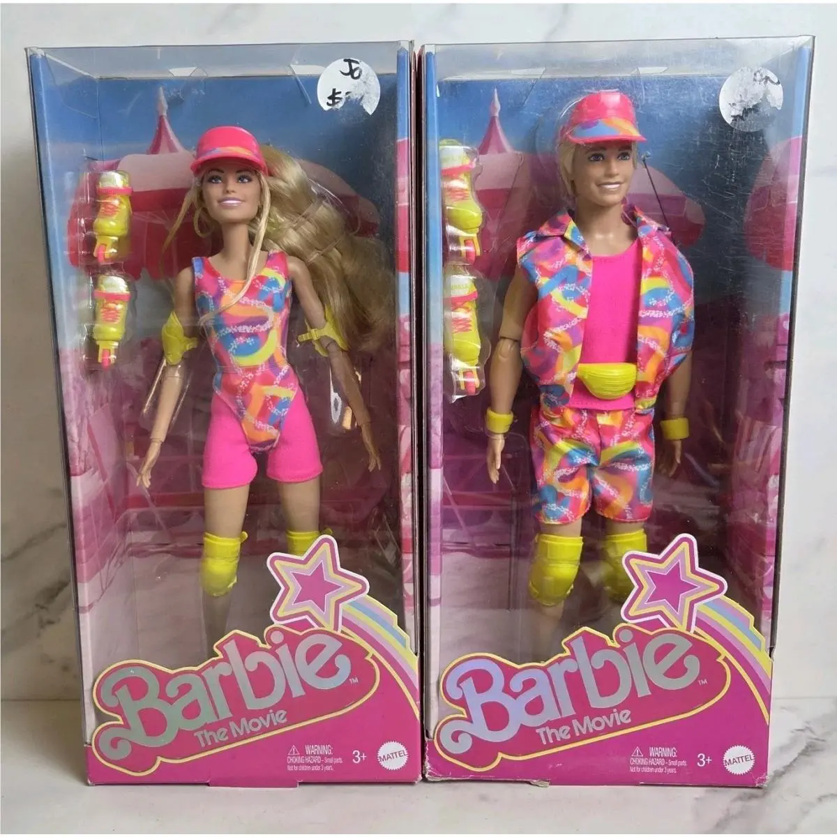 Mattel Barbie The Movie Barbie Ken Doll Set Rollerblading Roller Skating
