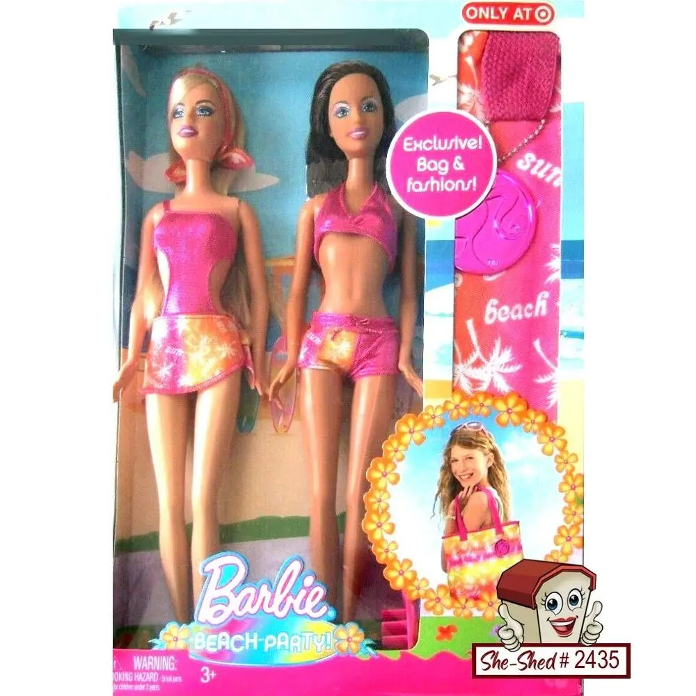 Barbie Teresa Beach Party Dolls Mattel P3496 Target Exclusive 2008 Nrfb Htf