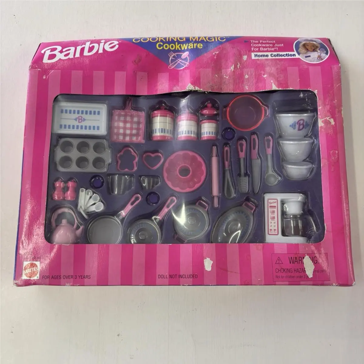 1998 Barbie Cooking Magic Cookware Set Mattel 67742