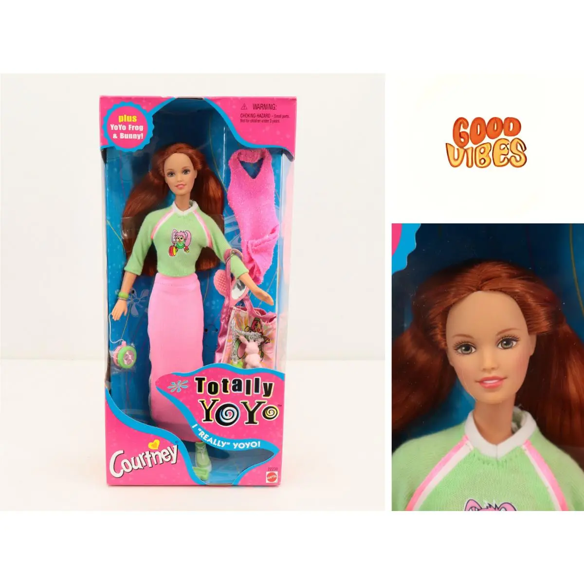 Vtg 1998 Mattel Totally Yoyo Courtney Doll 22230 Nrfb