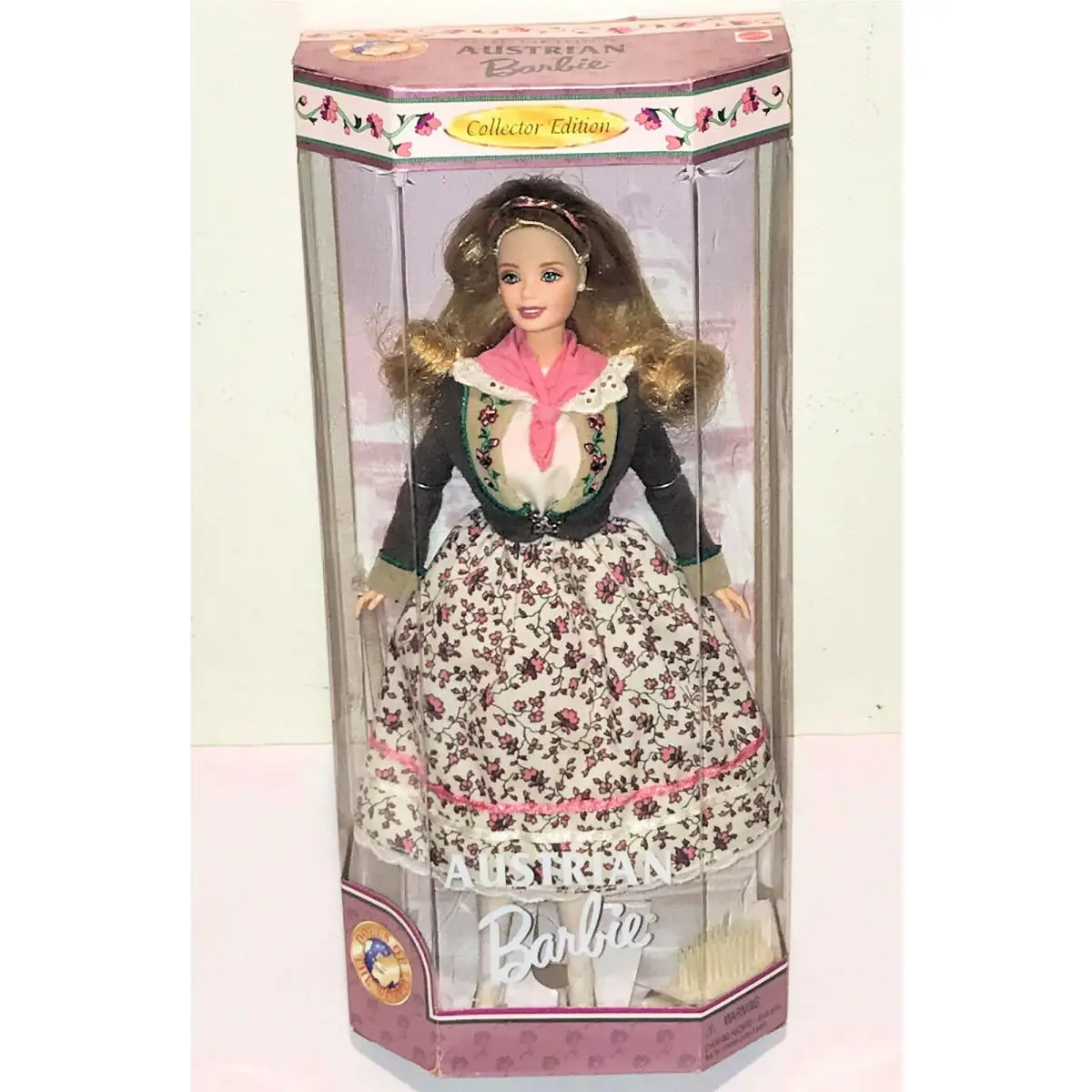 1998 12 Austrian Barbie Dolls Of The World Fashion Doll Collector Edition Nrfb