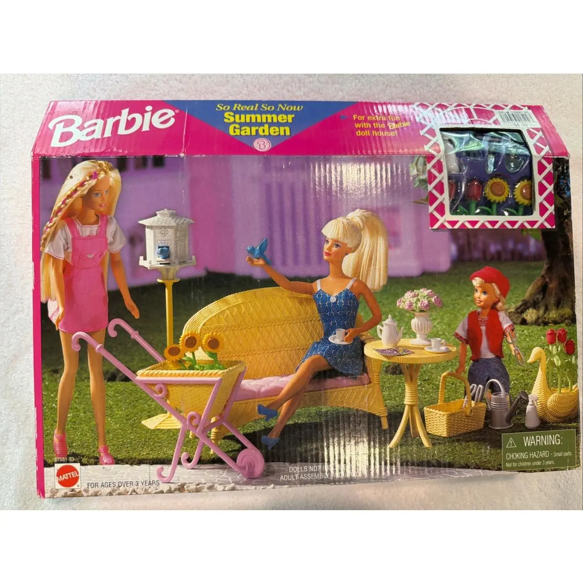 1998 Barbie So Real So Now Summer Garden 67531-93 Vintage Mattel