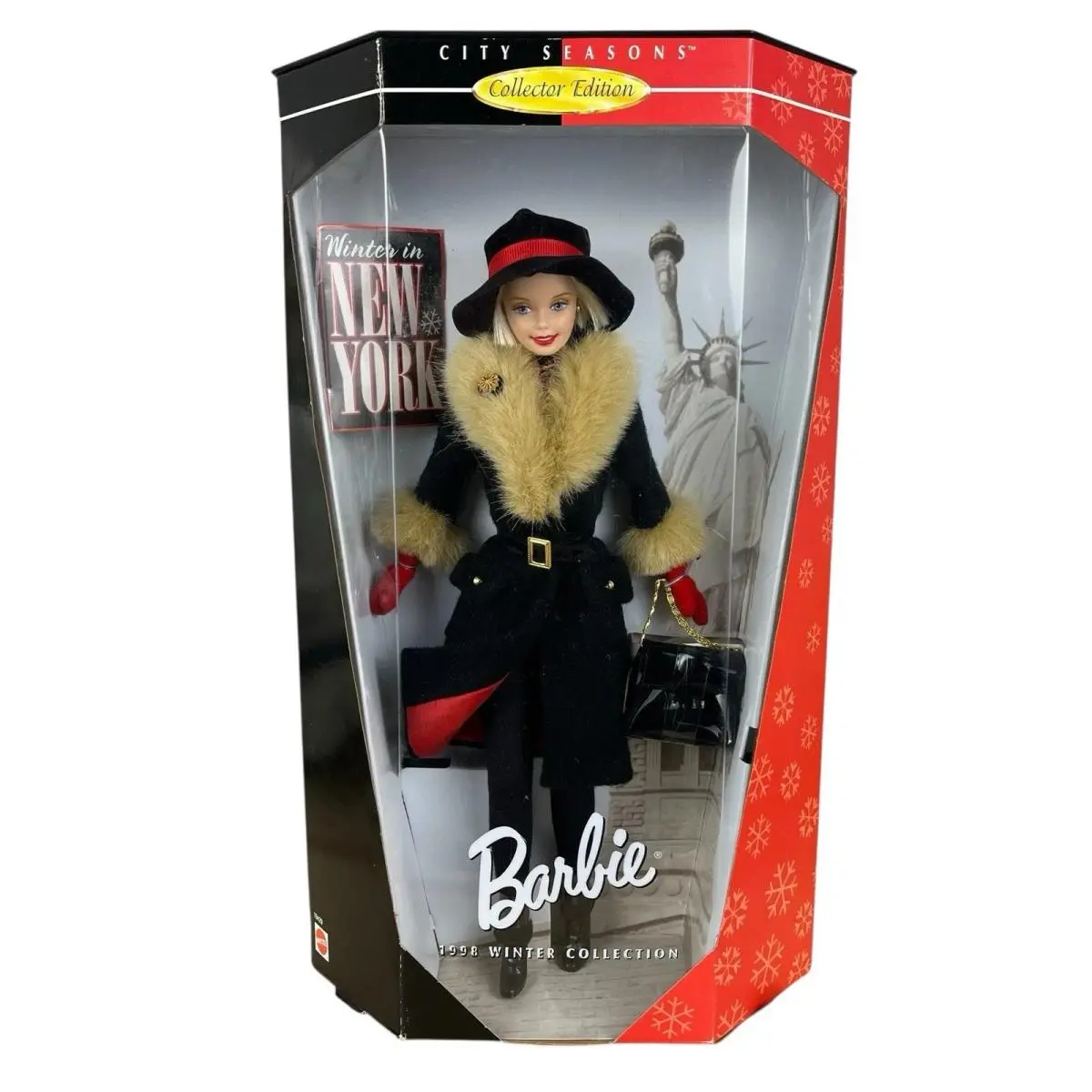 Barbie Winter In York City Seasons Collector Edition 1998 Winter Collection