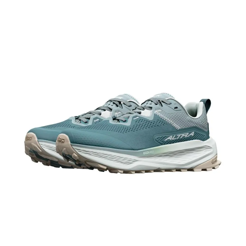 Altra Women`s Olympus 7 Trail Running Shoe - 8.0 - Sea Pine Ice Green Milieu