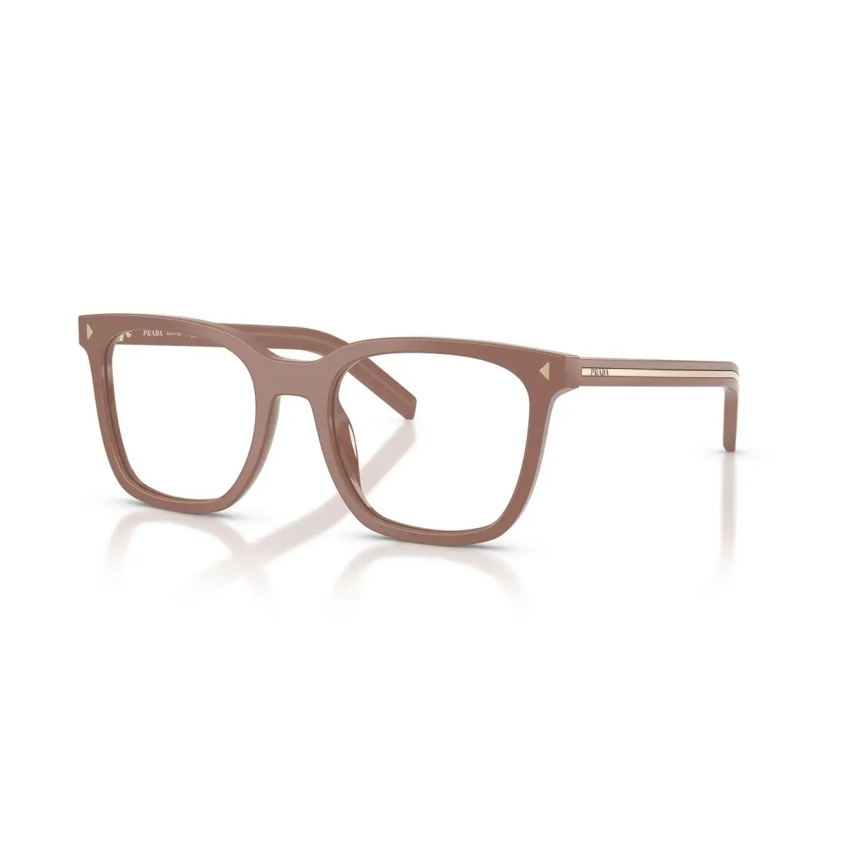 B11VF Eyeglasses 28D1O1 Brown by Prada