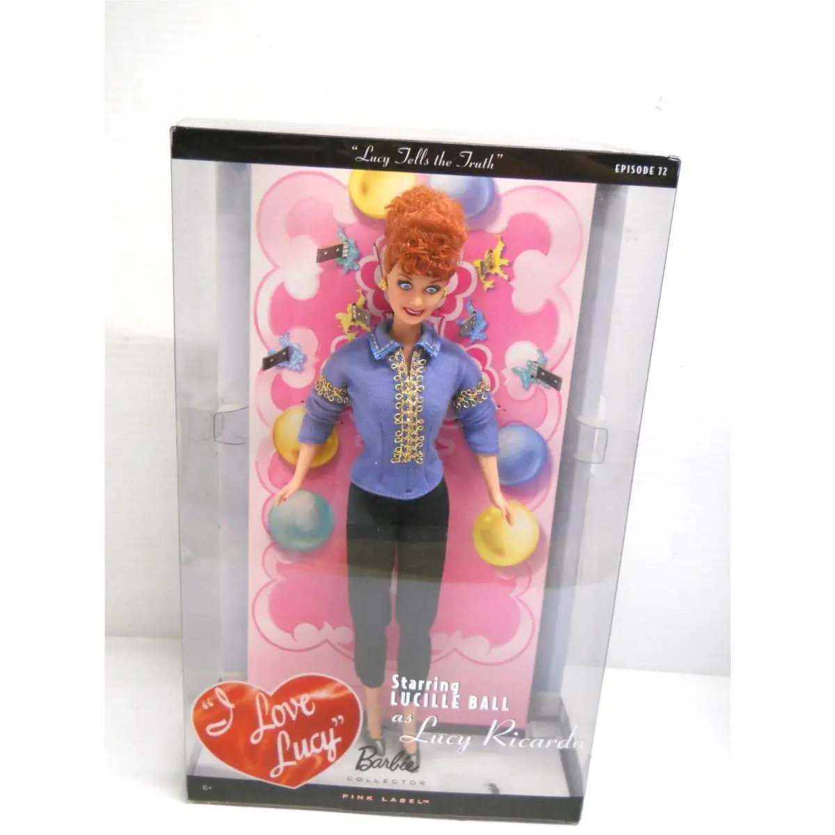 2009 Mattel I Love Lucy Barbie Episode 72 Lucy Tells The Truth 12 Doll