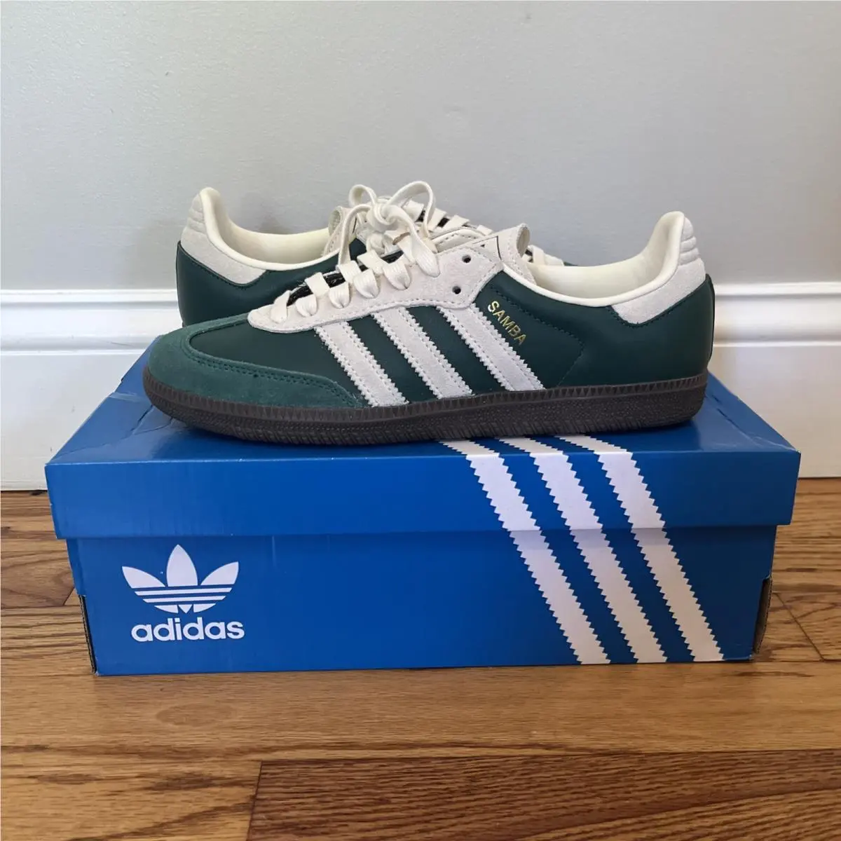 Samba Og Mens Green Sneakers Casual Shoes JI3215 Size 7 by Adidas