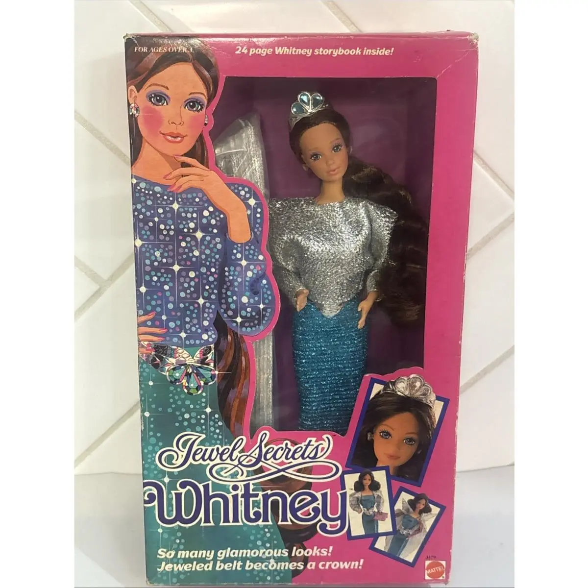 Vintage 1986 Jewel Secrets Whitney Barbie Doll 3179 Nrfp