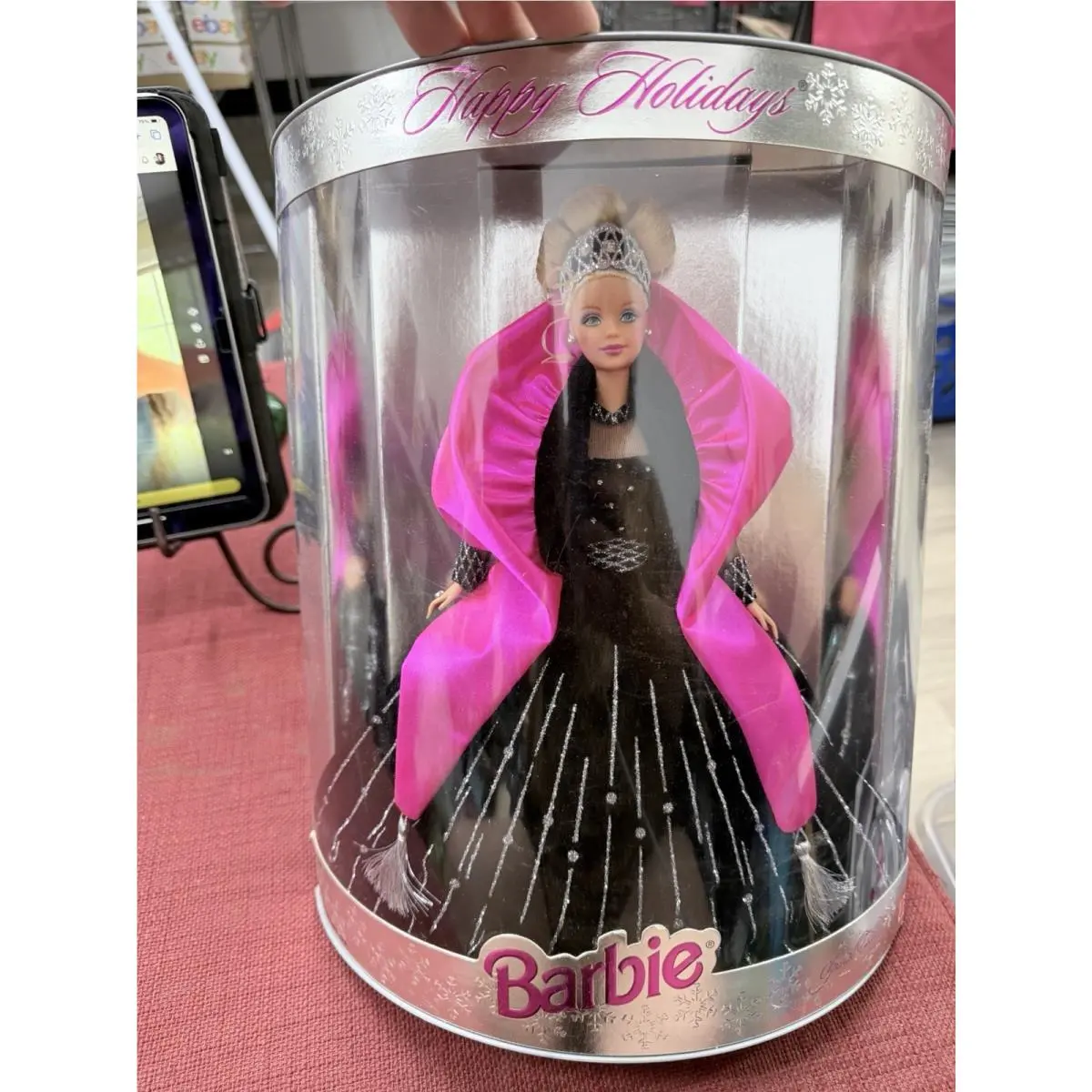 1998 Vintage Happy Holidays Barbie Doll Mattel