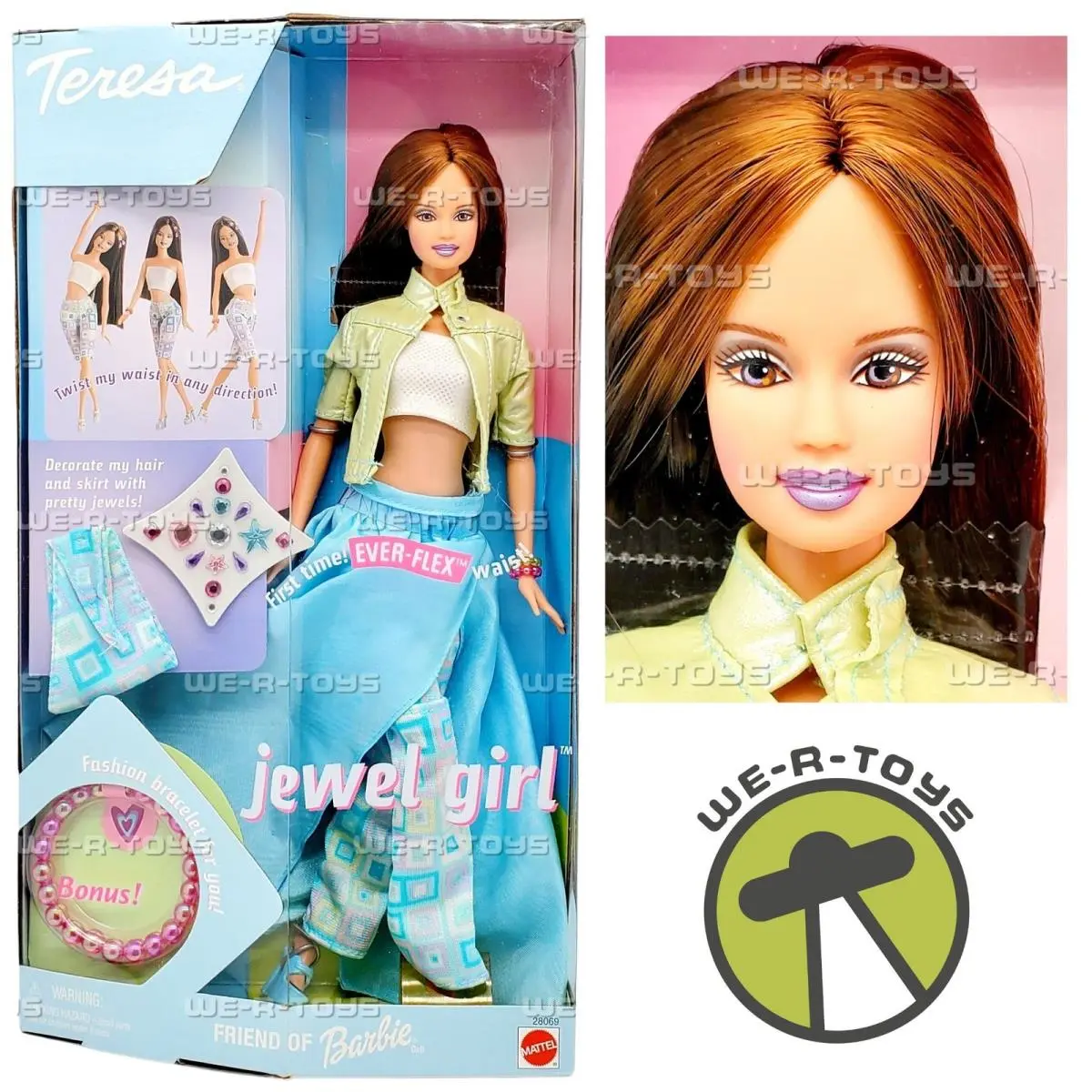 Jewel Girl Teresa Friend of Barbie Doll 2000 Mattel 28069