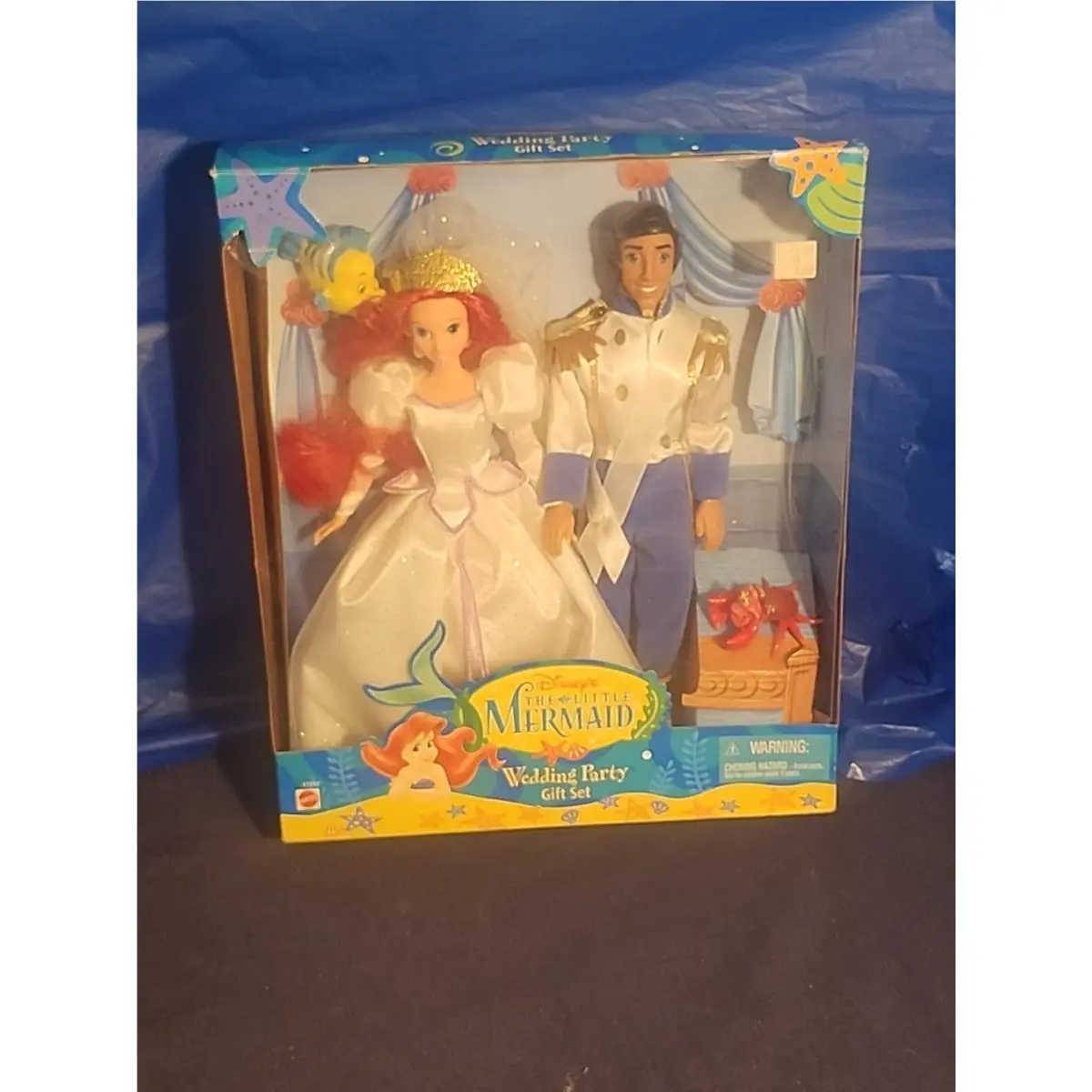 Disney 1997 The Little Mermaid Prince Eric Wedding Party Set Barbie Doll