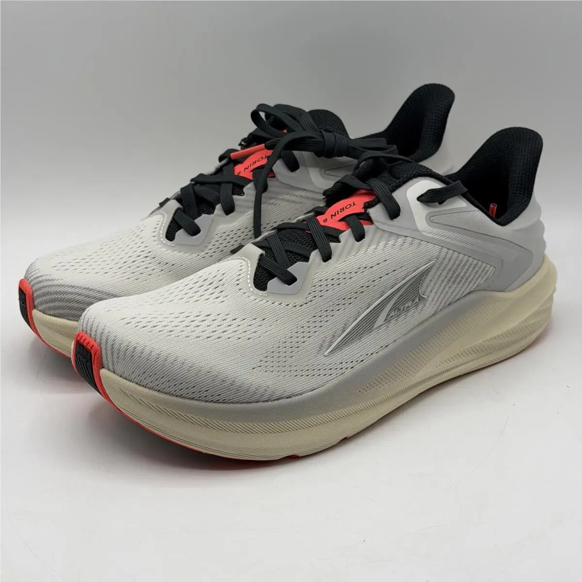Altra Torin 8 AL0A85QE224 Mens Sz 8 Light Gray Road Running Mesh Zero-drop Shoes