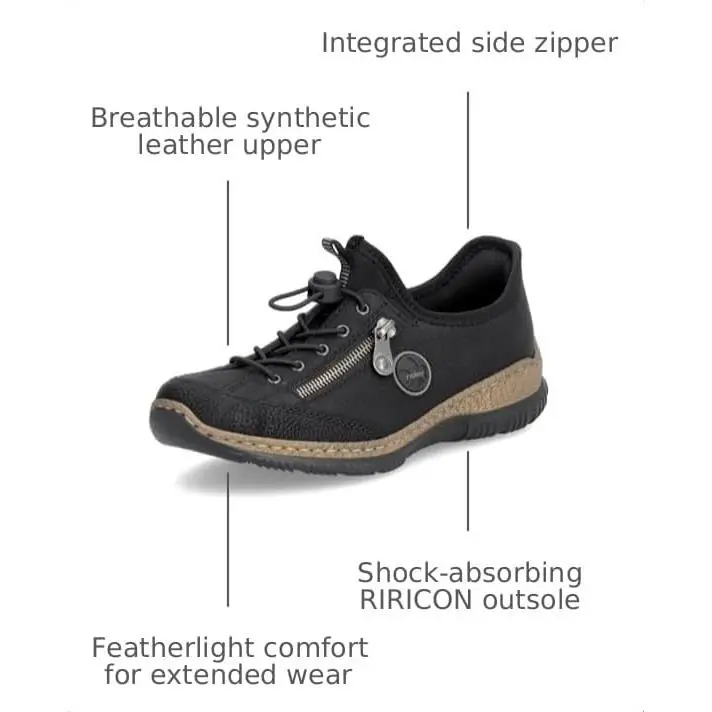 Rieker shoes - n 3267 - N3267 - pazifik antlantic schwarz 28