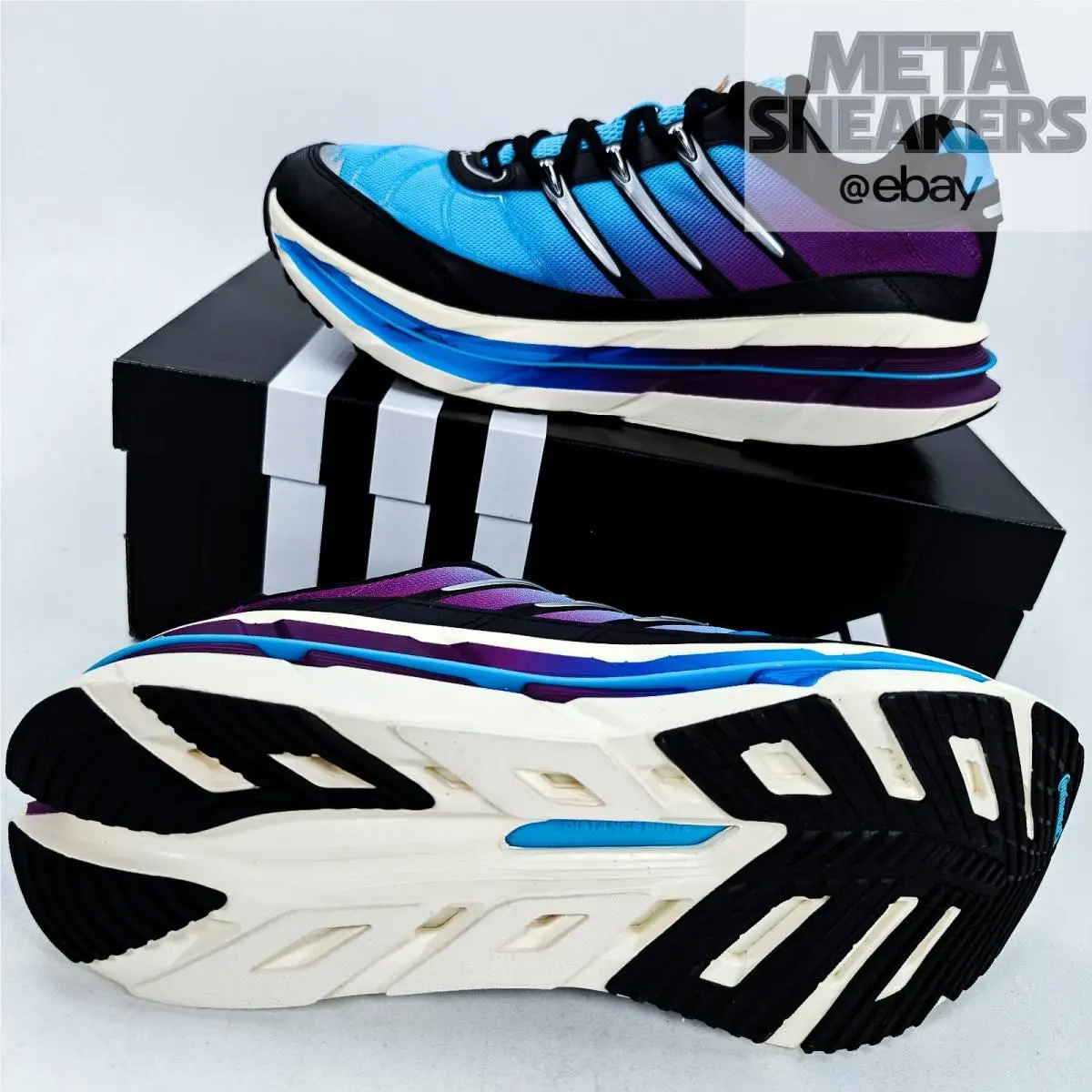 Adidas shoes - adidas adistar - adistar - JR7311 - Blue / Core Black / Rich Mauve 8
