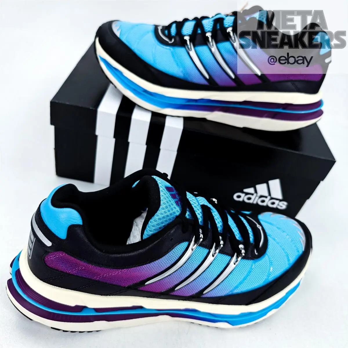 Adidas shoes - adidas adistar - adistar - JR7311 - Blue / Core Black / Rich Mauve 7