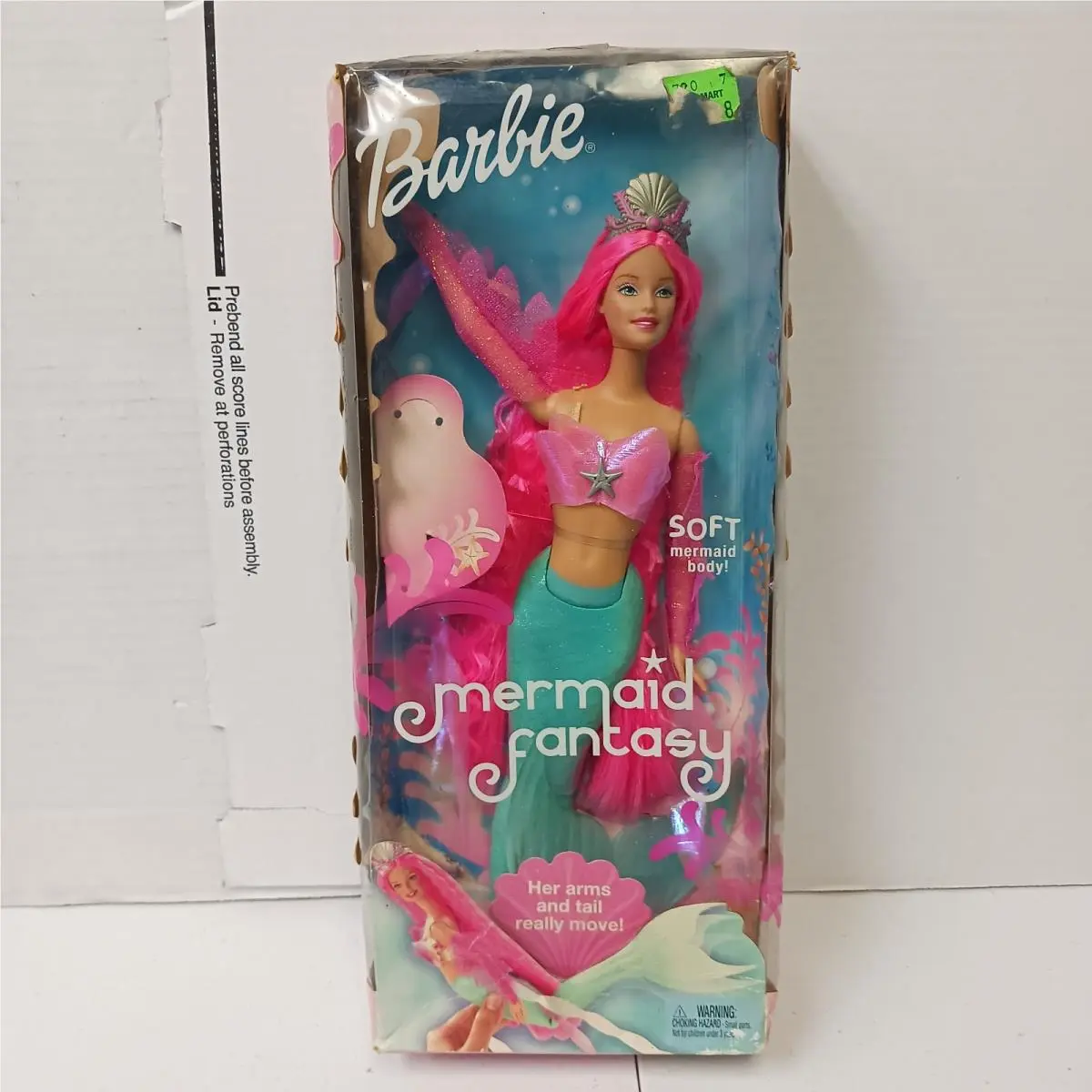 Barbie Mermaid Fantasy Long Hot Pink Hair 56759 Nrfb