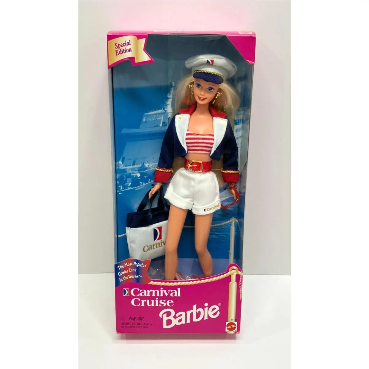 Carnival Cruise Barbie Mattel 1997 Special Edition Doll 15186